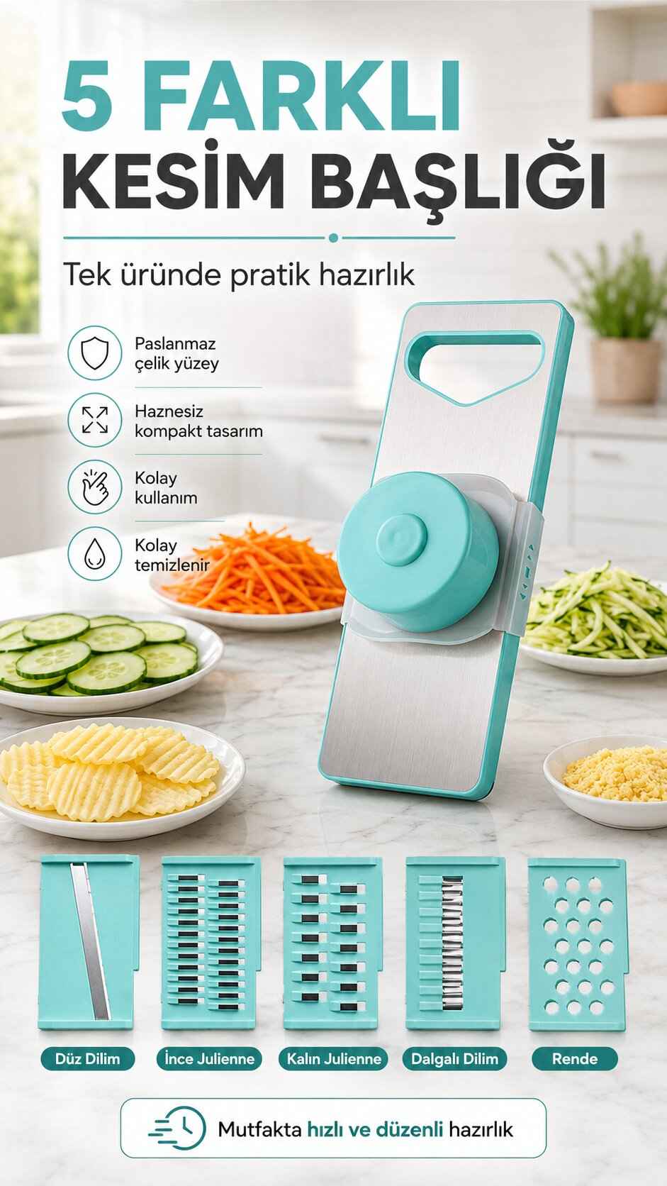 PRATİK SEBZE DİLİMLEYİCİ